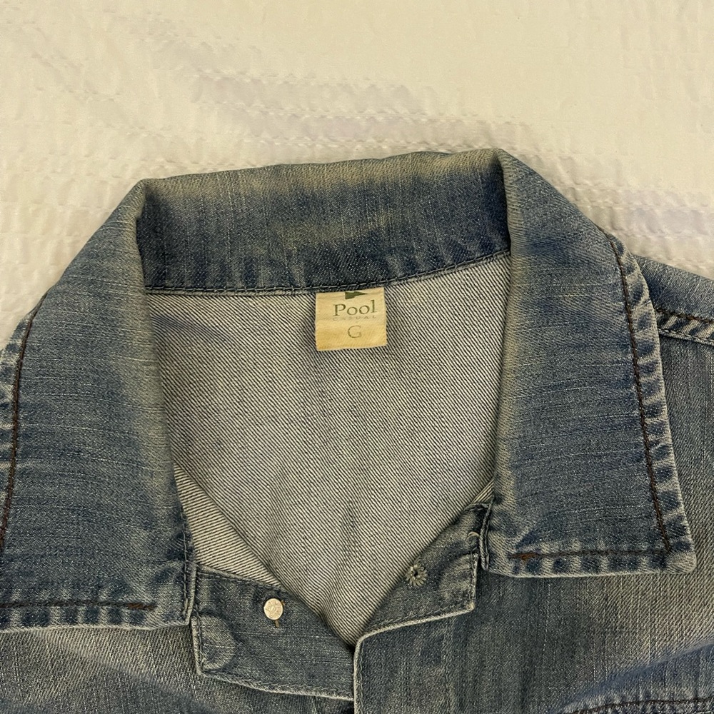 Vintage Jean Jacket Large - Picture 2 of 9